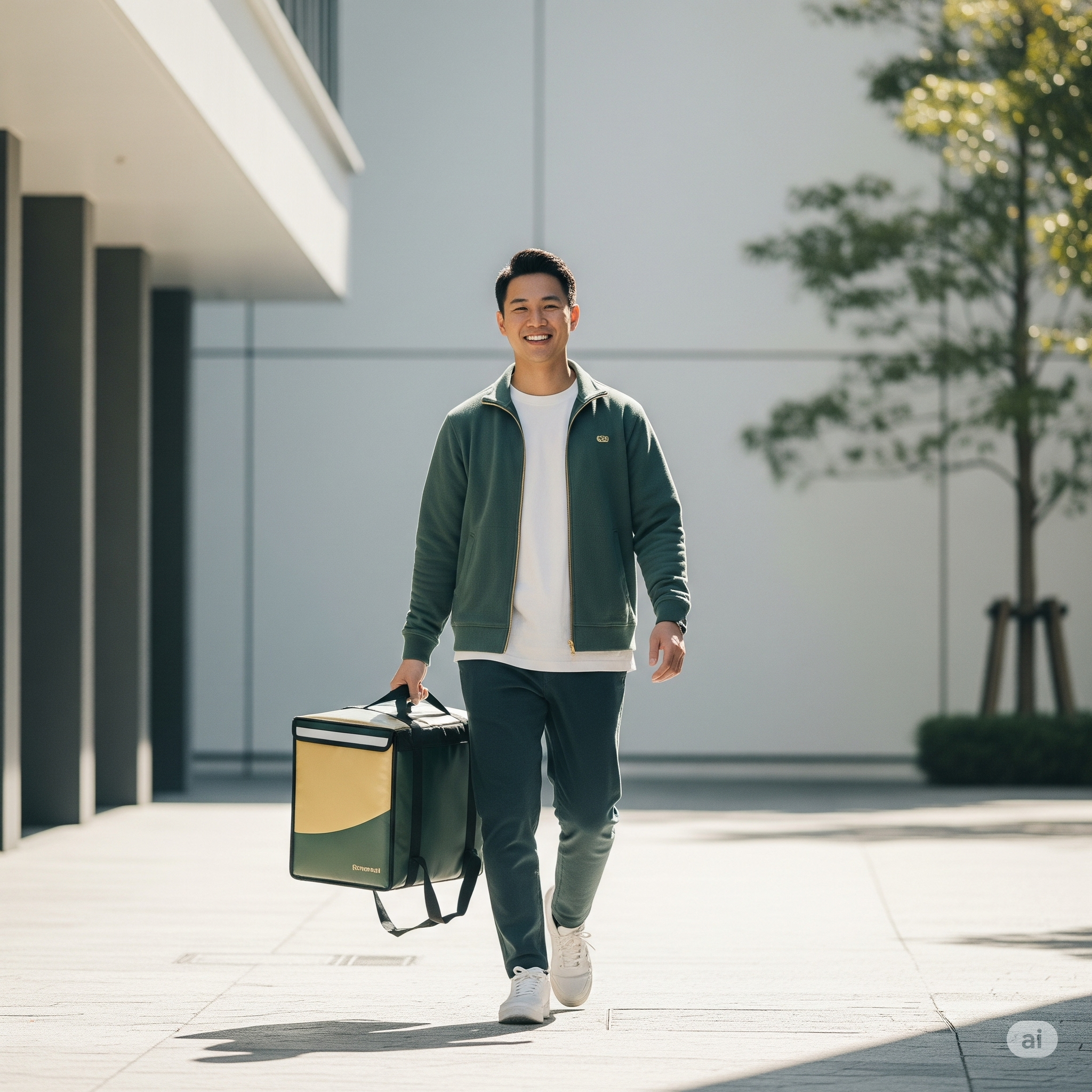 HempDash delivery driver illustration